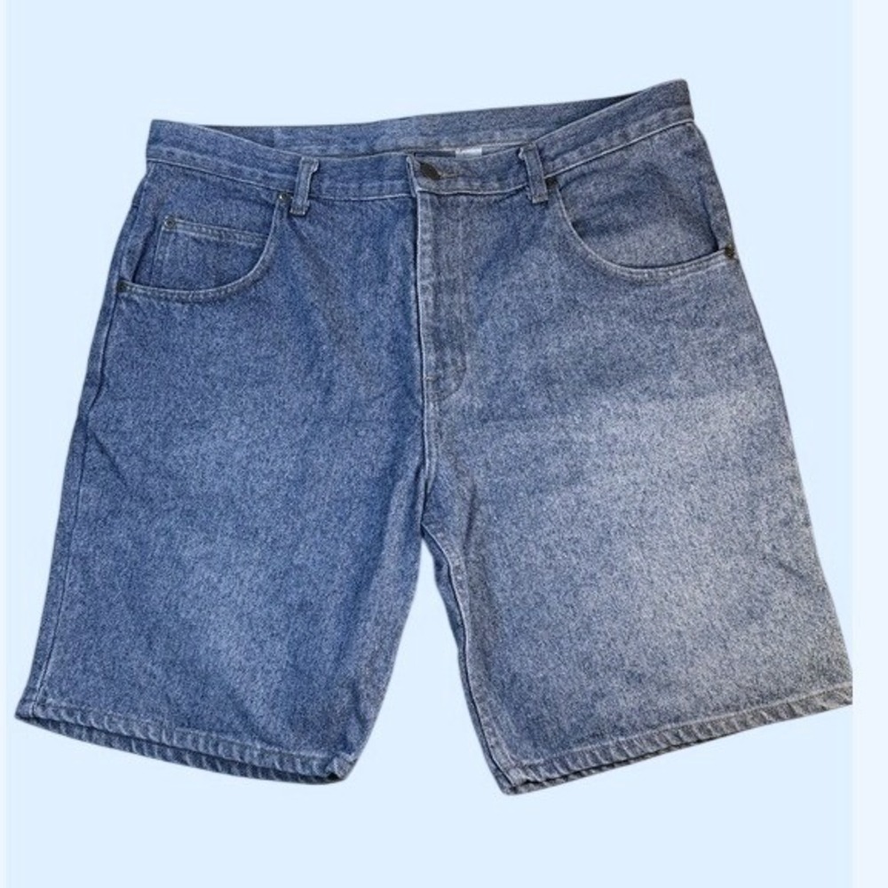 Vintage Open Trails Men's Relaxed Fit Jorts Y2K Skater Denim Jean Shorts Size 38